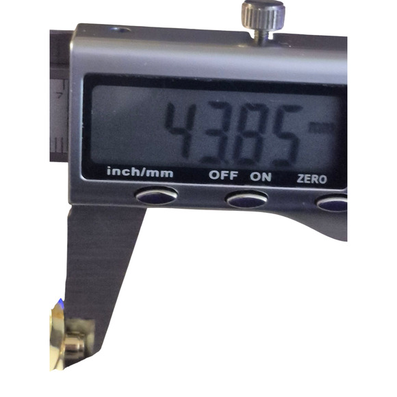 Accutime Mens Watch Large black dial tachymeter style New Battery Thin Stylish - Picture 9 of 11